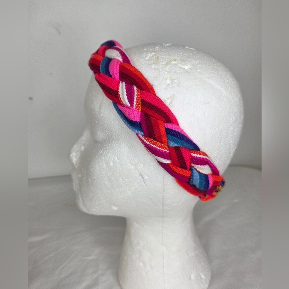 GiuliA OS Headband Vibrant Multicolor Braided From Peruvian Artisans-Reversible - Picture 6 of 12